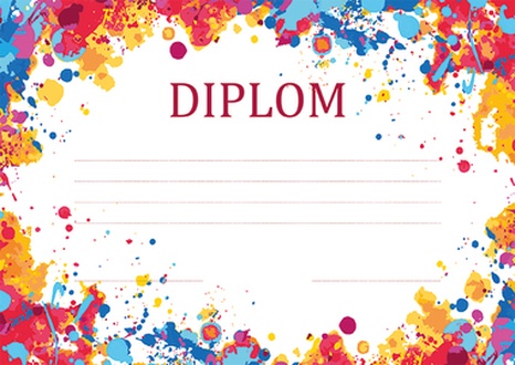 Papírenské zboží - Diplom A4 Barvy