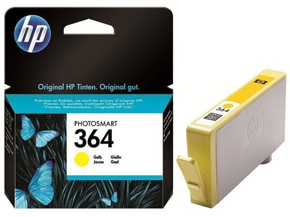 Papírenské zboží - Inkjet cart.pro "Photosmart C5380, C6380, D5460" tiskárny, HP "Nr.364" Žlutá, 300 stran