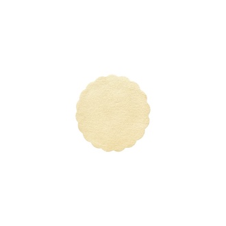 Papírenské zboží - Rozetky PREMIUM průměr 9 cm béžové [500 ks]