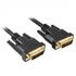 Papírenské zboží - Kabel DVI (24+1) M- DVI (24+1) M, Dual link, 10m, vergoldeten Stecker, mit Ferittkernen, schwarz