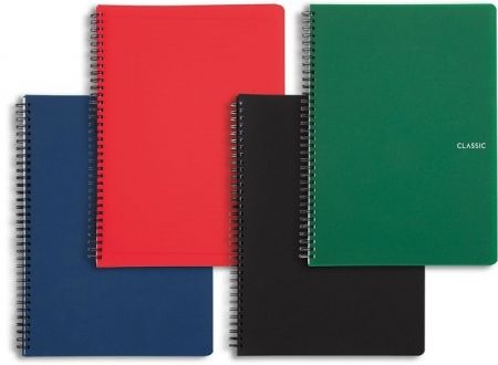 Papírenské zboží - Twin wire blok A5 PP Classic assort