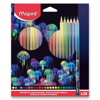 Papírenské zboží - Pastelky Maped Deepsea Paradise 24 barev