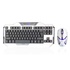 Papírenské zboží - E-blue Auroza, Tastatur-Set mit optischer Game-Maus, US, Game, verkabelt (USB), weiss