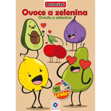 Papírenské zboží - Omalovánka - A5 - Ovoce a zelenina