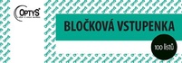 Papírenské zboží - Bločková vstupenka, 100 listů 1267