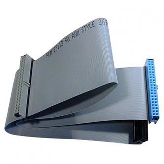 Papírenské zboží - Kabel k hardisku datový ATA 100, ATA M- ATA 3x F, 0.62m, 80 žil, ATA100, šedý, Logo