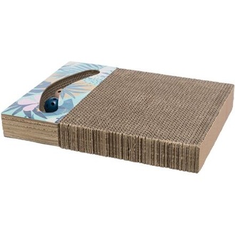Papírenské zboží - Škrabací karton s hračkou 38 x 30 cm bílý 