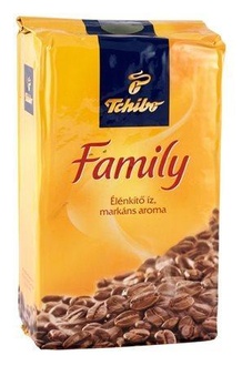 Papírenské zboží - Káva zrnková, pražená, vakuově balené, 1000 g, TCHIBO "Tchibo Family"