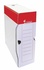 Papírenské zboží - Archivbox, rot-weiß, Karton, A4, 100 mm, VICTORIA