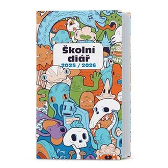 Papírenské zboží - Týdenní diář  - Kamil - lamino - Monstra