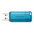 Papírenské zboží - Verbatim USB flash disk, USB 2.0, 32GB, PinStripe, Store N Go, blau, 49057, USB A, mit herausziehbarem Konnektro