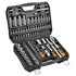Papírenské zboží - Sada nástrčných klíčů, 08-665, ráčny, nástrčné hlavice, šroubovací bity, z chrom-vanadiov