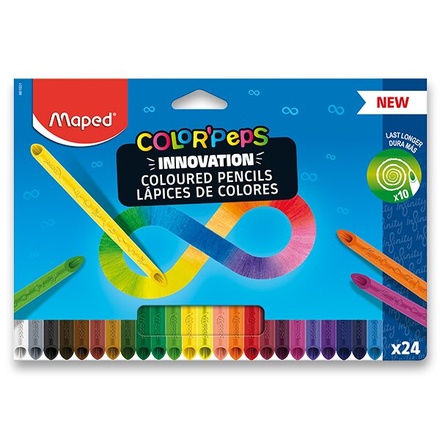 Papírenské zboží - Pastelky Maped Color'Peps Infinity 24 barev