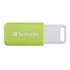 Papírenské zboží - Verbatim USB flash disk, 2.0, 32GB, DataBar, zelený, 49454, pro archivaci dat