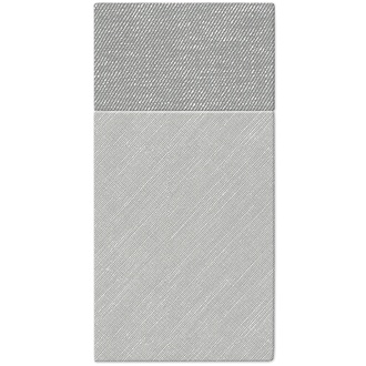 Papírenské zboží - Ubrousky na příbory PAW AIRLAID 40x40 cm Bamberg (grey) [25 ks]