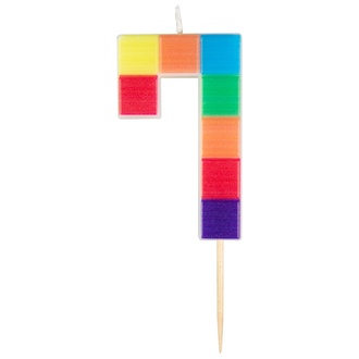 Papírenské zboží - Svíčka číslo 7 – stavebnice [1 ks]