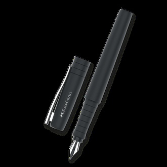 Papírenské zboží - Plnicí pero Faber-Castell Poly Pen M, Černá