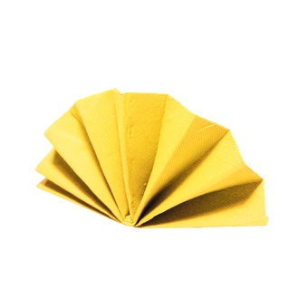 Papírenské zboží - Ubrousky DekoStar 40 x 40 cm žluté [40 ks]