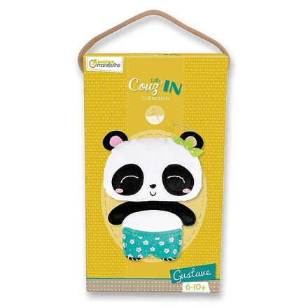 Papírenské zboží - Kreativní sada Avenue Mandarine Dětské šití panda Gustave