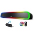 Papírenské zboží - Genius SoundBar 200BT, 2.0, 4W, černý, regulace hlasitosti, podsvícené, 3,5 mm jack/ blue