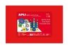 Papírenské zboží - Schaumstoffplatte, 400x600 mm, rot, APLI Eva-Platten