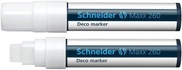 Papírenské zboží - Kreidemarker Maxx 260, weiß, 2-15mm, flüssig, SCHNEIDER