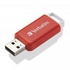 Papírenské zboží - Verbatim USB flash disk, 2.0, 16GB, DataBar, červený, 49453, pro archivaci dat