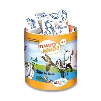 Papírenské zboží - Razítka Aladine Stampo Minos U vody, 41 ks