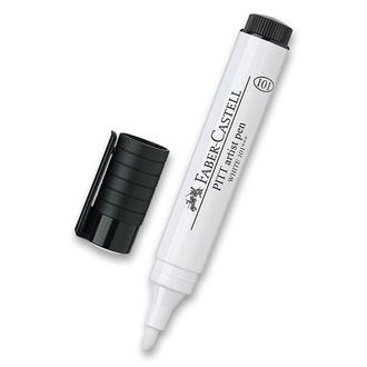 Papírenské zboží - Popisovač Faber-Castell Pitt Artist Pen Big bílý