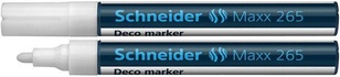 Papírenské zboží - Kreidemarker Maxx 265, weiß, 2-3mm, flüssig, SCHNEIDER