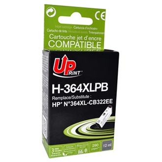 Papírenské zboží - UPrint kompatibilní ink s CB317EE, CB322EE, HP 364, photo black, 12ml, H-364XL-PB, pro HP