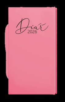 Papírenské zboží - Týdenní diář - Jakub - Pastel - kapesní  - růžová