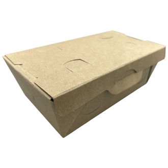 Papírenské zboží - Krabička na přílohy KRAFT 500 ml s tukovou bariérou [50 ks]