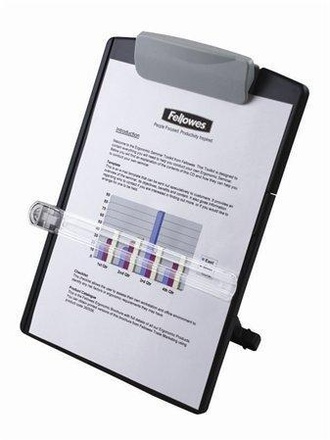 Papírenské zboží - Držák dokumentů, FELLOWES "Standard", šedý