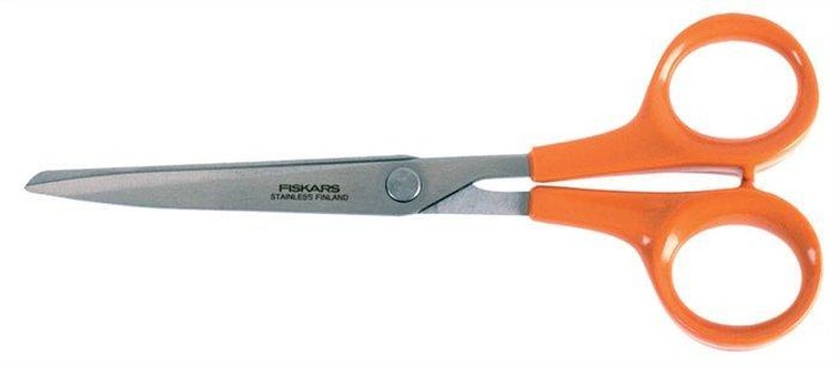 Papírenské zboží - Nůžky na papír, 17 cm, FISKARS "Classic", oranžové