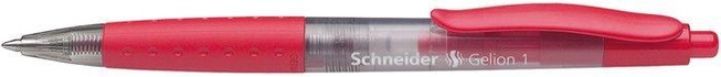 Papírenské zboží - Gelschreiber Gelion 1, rot, 0,4 mm, Druckmechanik, SCHNEIDER
