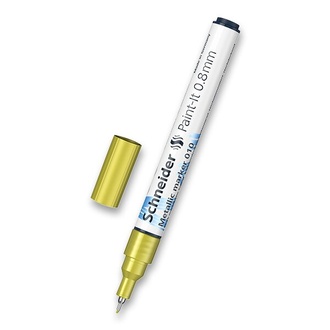 Papírenské zboží - Metalický popisovač Schneider Paint-It 010 žlutý