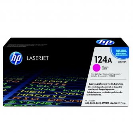 Papírenské zboží - HP originální toner Q6003A, magenta, 2000str., HP 124A, HP Color LaserJet 1600, 2600n, 26