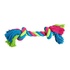 Papírenské zboží - Baumwoll-HipHop-Knoten mit 2 Dochten – rosa, blau, grün, 41 cm, 460 g