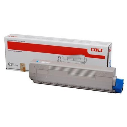 Papírenské zboží - Toner pro "C831, 841" tiskárny, OKI Cyan, 10 tis.stran