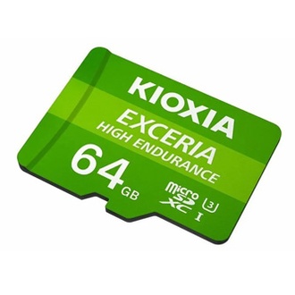 Papírenské zboží - Kioxia Paměťová karta Exceria High Endurance (M303E), 64GB, microSDXC, LMHE1G064GG2, UHS