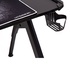 Papírenské zboží - ULTRADESK Spieltisch INVADER - BLACK, 120x64 cm, 75 cm