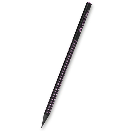 Papírenské zboží - Grafitová tužka Faber-Castell Sparkle Midnight Rose tvrdost B