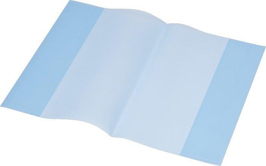 Papírenské zboží - Obal na sešit, modrá, A5, PP, PANTA PLAST [10 ks]
