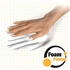 Papírenské zboží - Podložka pod klávesnici Fellowes PlushTouch, ergonomická, pěnová, černá, 47.5x6.2 cm, 1.5