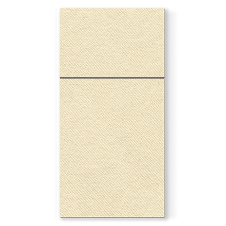 Papírenské zboží - Ubrousky na příbory PAW AIRLAID 40x40cm Unicolor Cream [50 ks]