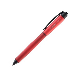Papírenské zboží - Roller se stiskacím mechanismem STABILO PALETTE červená - hrot F (0,4 mm)