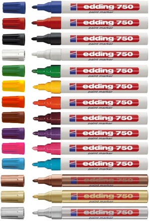 Papírenské zboží - Lakový popisovač "750",2-4mm, EDDING