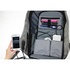 Papírenské zboží - Rucksack für Notebook 15,6&quot;, CHICAGO, grau aus Polyester, es ist nicht leicht auszurauben, Logo