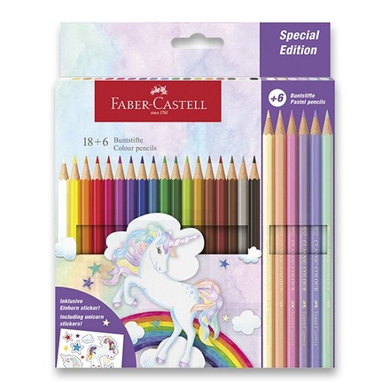 Papírenské zboží - Pastelky Faber-Castell Classic Colour Unicorn 24 barev